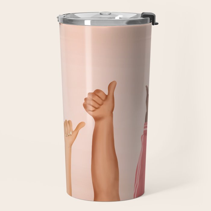 Thumbs Up Travel Mug Gallery Image 2
