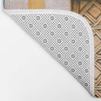 Orange and Turquoise | The San Miguel de Allende Mexico door collection | Travel photography print Bath Mat Gallery Image 2