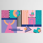 Memphis pattern 84 - 80s / 90s Retro Tablecloth Gallery Image 2