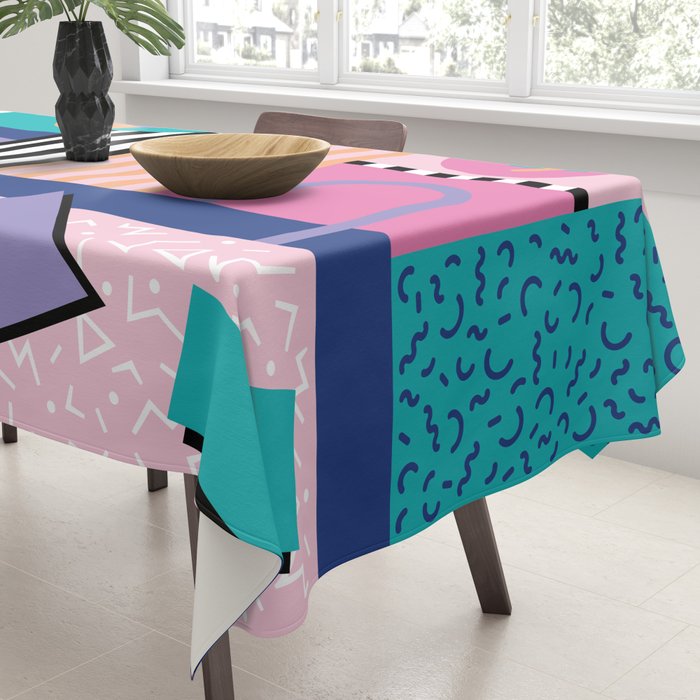 Memphis pattern 84 - 80s / 90s Retro Tablecloth Gallery Image 3