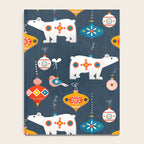 Christmas Retro decorations no2 Notebook Gallery Image 4