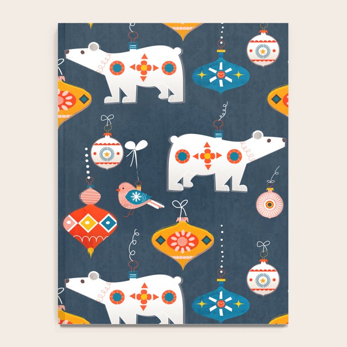 Christmas Retro decorations no2 Notebook Gallery Image 4