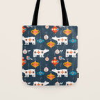 Christmas Retro decorations no2 Tote Bag Gallery Image 1