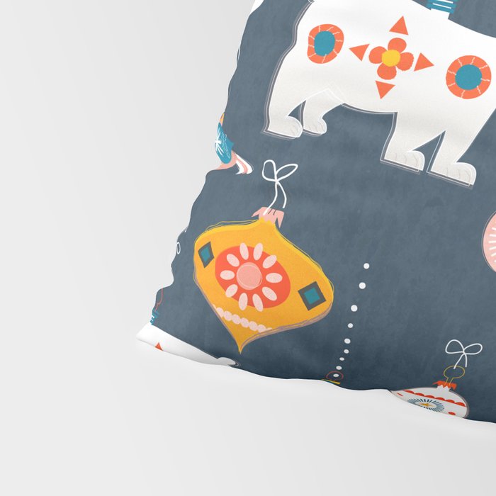 Christmas Retro decorations no2 Pillow Sham Gallery Image 4