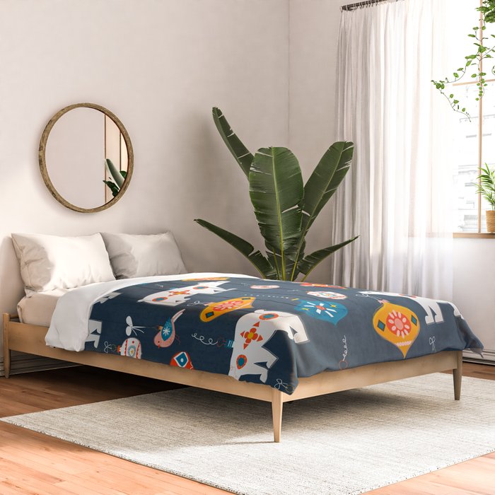 Christmas Retro decorations no2 Comforter Gallery Image 2
