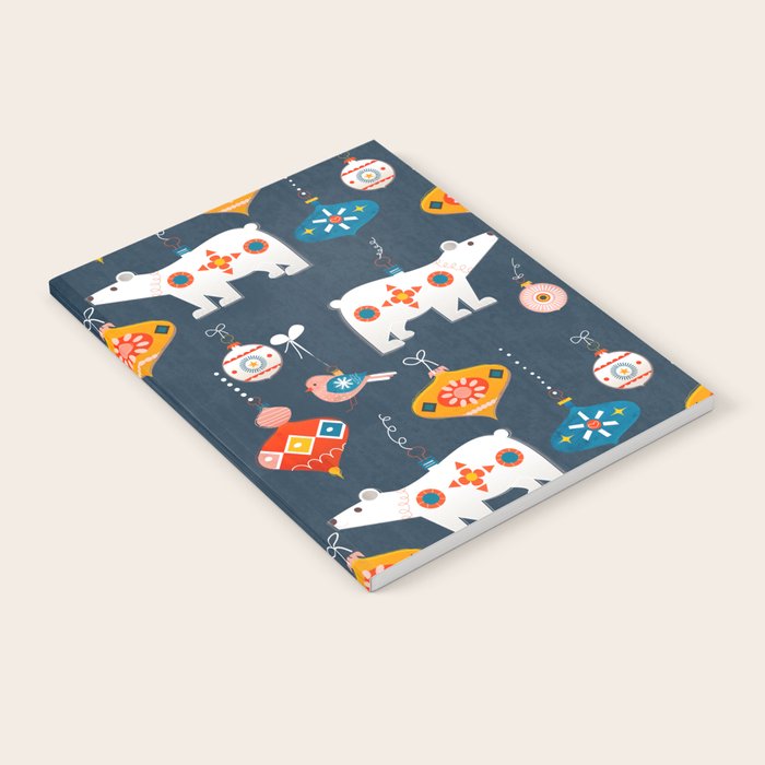 Christmas Retro decorations no2 Notebook Gallery Image 2