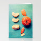Orange Wedge Stationery Card Gallery Image 2