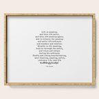 Life Is Amazing. LR Knost Quote Serving Tray Gallery Image 1