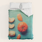 Orange Wedge Duvet Cover Gallery Image 6