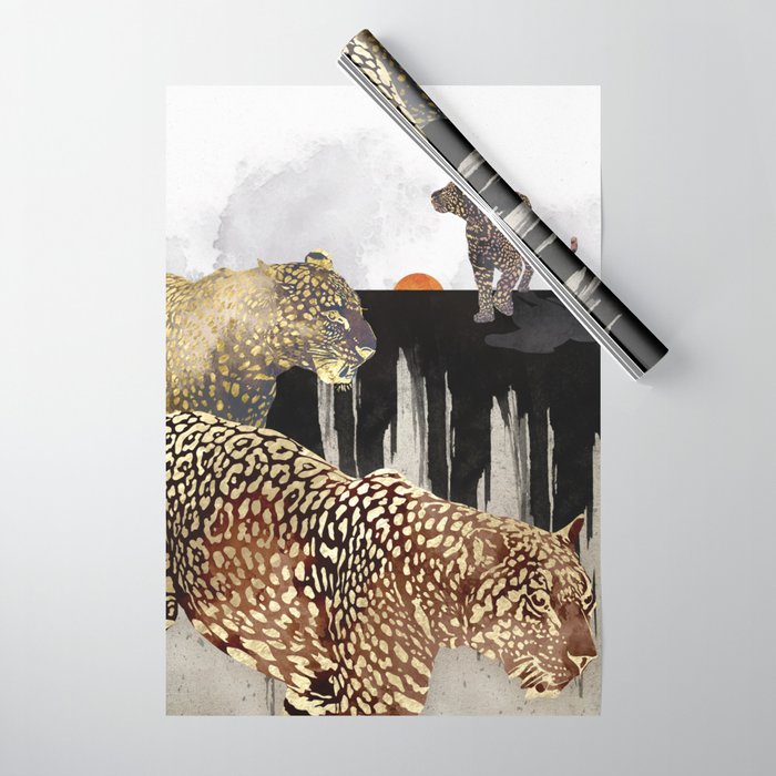 Minimal Leopards Wrapping Paper Gallery Image 1