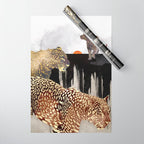 Minimal Leopards Wrapping Paper Gallery Image 1