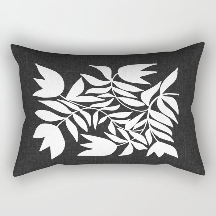 Triple Lip Vining Tulip ii Rectangular Pillow Gallery Image 1