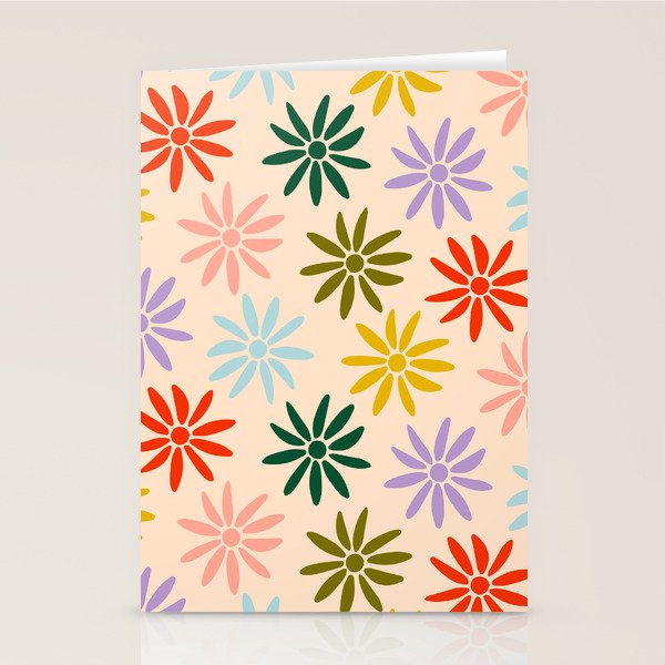Retro Groovy Sun  Stationery Card Gallery Image 1