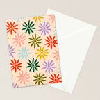 Retro Groovy Sun  Stationery Card Gallery Image 2