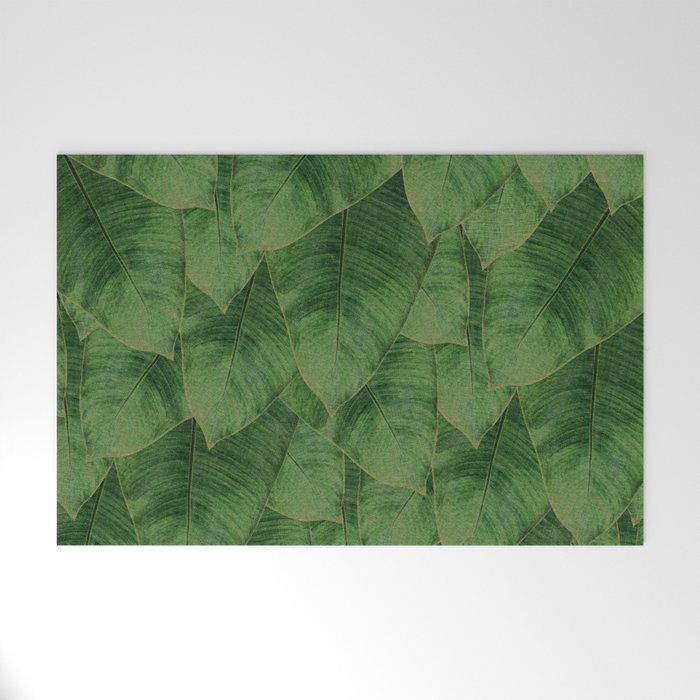 Banana Leaf III Welcome Mat Gallery Image 1