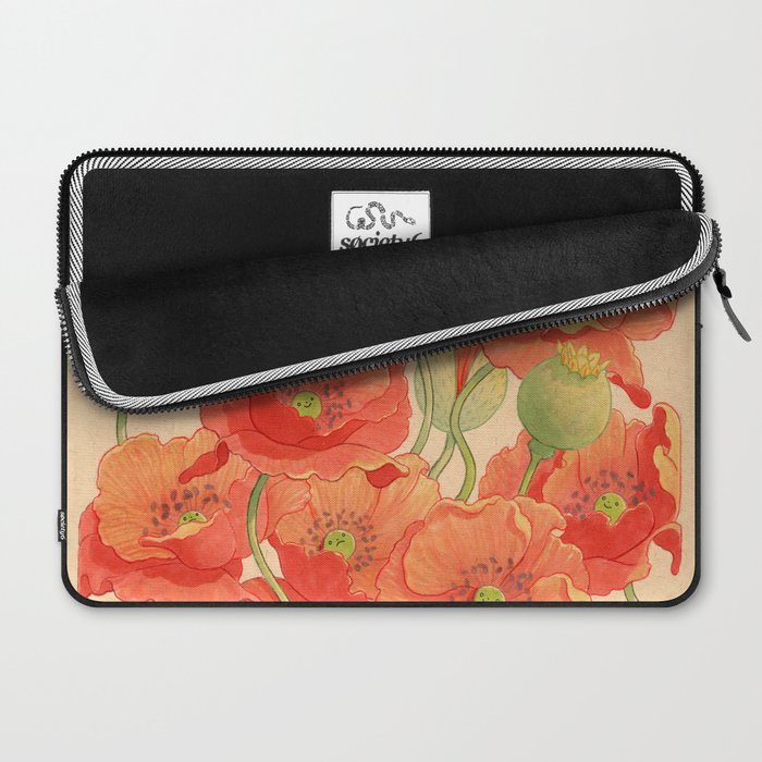 Poppy Season Laptop Sleeve Gallery Image 2