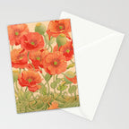 Poppy Season Stationery Card Gallery Image 2
