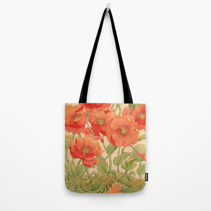 Poppy Season Tote Bag Gallery Image 2