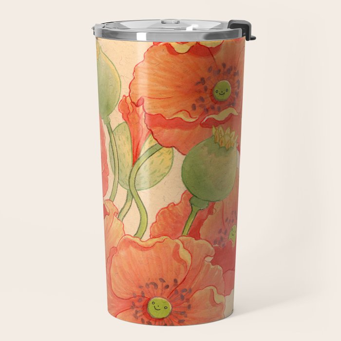 Poppy Season Travel Mug Gallery Image 2