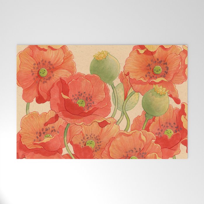 Poppy Season Welcome Mat Gallery Image 1