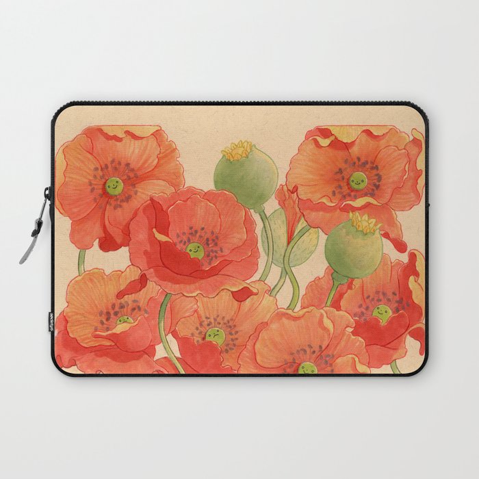 Poppy Season Laptop Sleeve Gallery Image 1