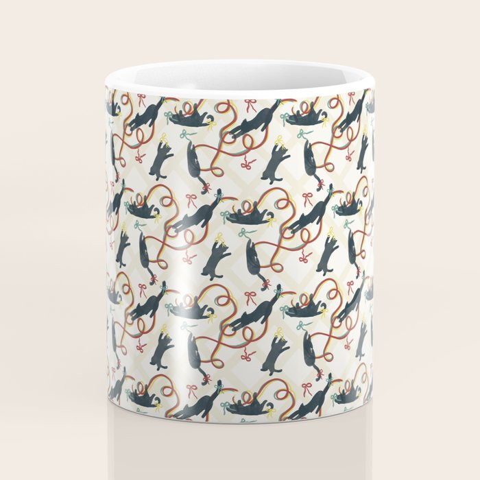 Black Cats and Red Bows Coffee Mug Gallery Image 4