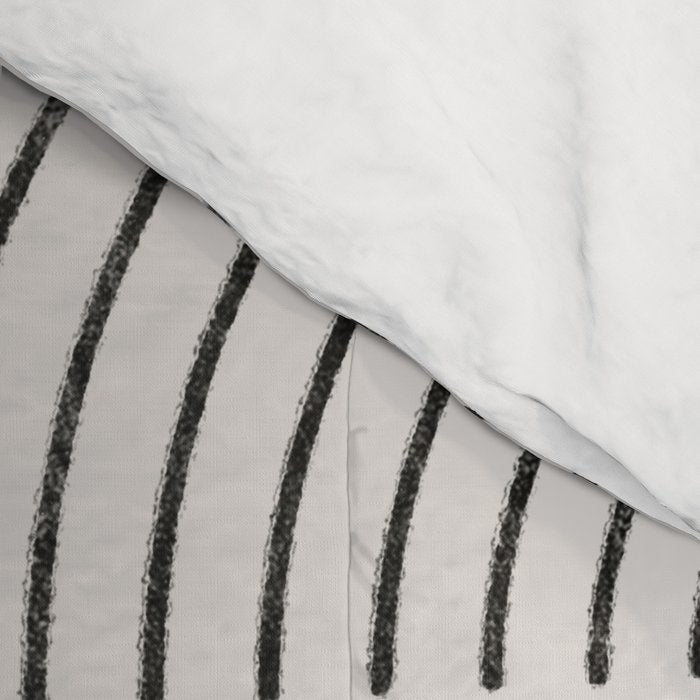 Mid-Century Modern No.22 - Woodblock Print Comforter Gallery Image 4