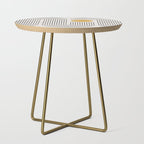 Mid-Century Modern No.22 - Woodblock Print Side Table Gallery Image 1