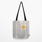 Mid-Century Modern No.22 - Woodblock Print Tote Bag Gallery Image 2