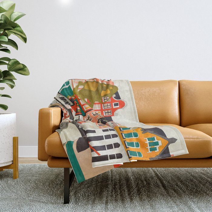 Amsterdam 1 Throw Blanket Gallery Image 1