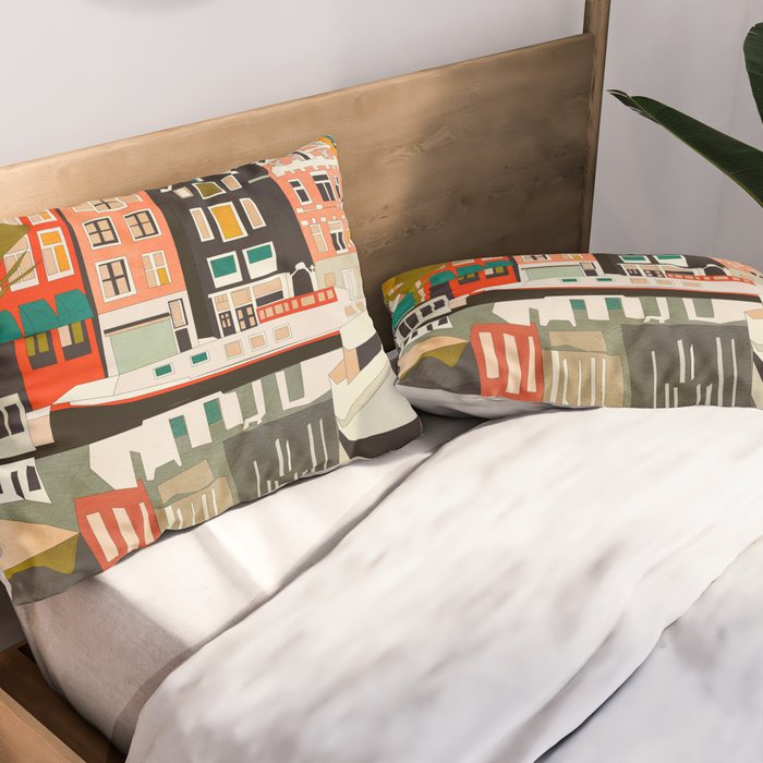 Amsterdam 1 Pillow Sham Gallery Image 2