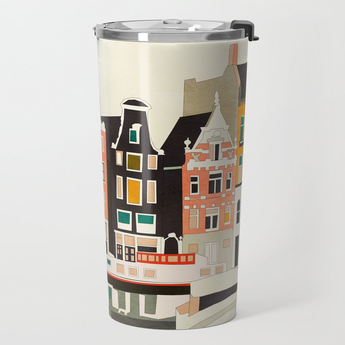 Amsterdam 1 Travel Mug Gallery Image 2