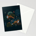 Forest Foxes Stationery Card Gallery Image 2
