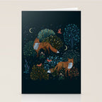 Forest Foxes Stationery Card Gallery Image 2