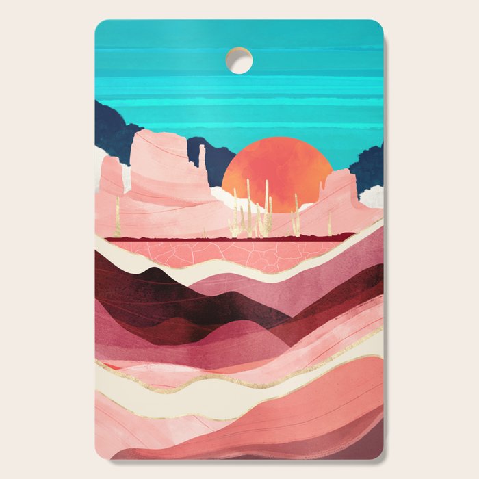 Sunset Desert Cutting Board Gallery Image 1