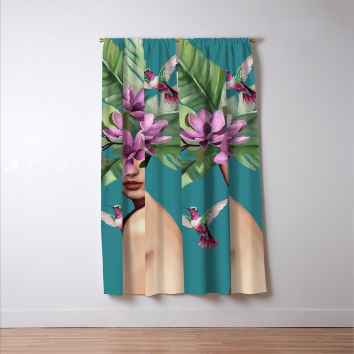 Hummingbird Whispers Window Curtain Gallery Image 3