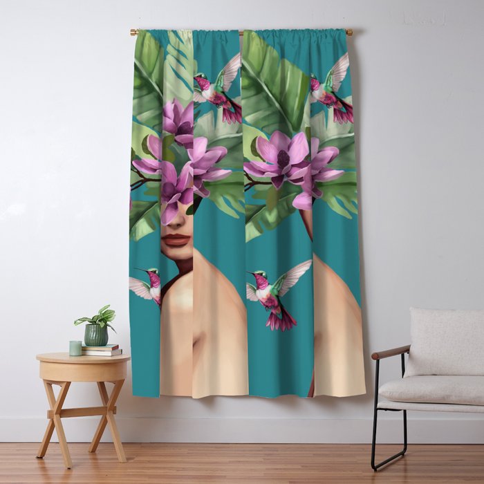 Hummingbird Whispers Window Curtain Gallery Image 1