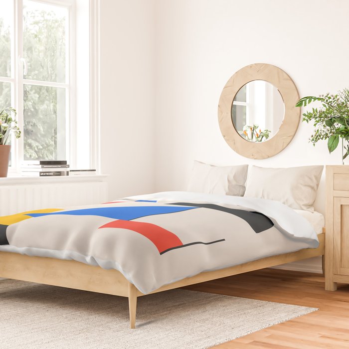 BAUHAUS 05: Exhibition 1923 | Mid Century Series  Duvet Cover Gallery Image 2