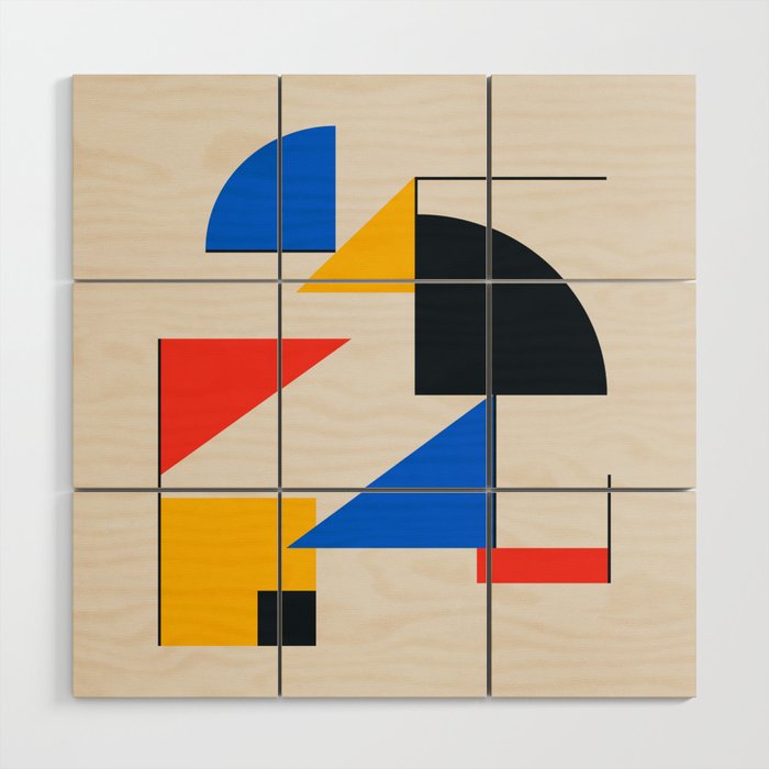 BAUHAUS 05: Exhibition 1923 | Mid Century Series  Wood Wall Art Gallery Image 1