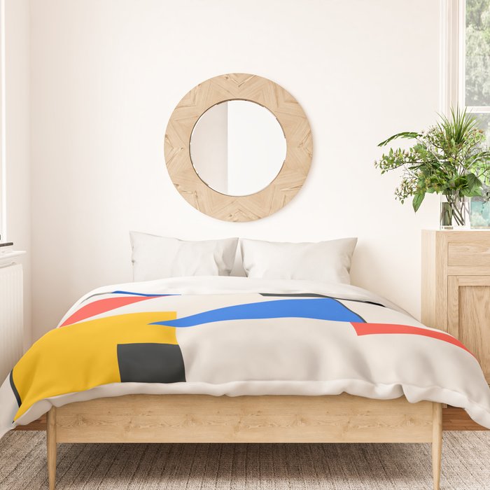 BAUHAUS 05: Exhibition 1923 | Mid Century Series  Duvet Cover Gallery Image 3