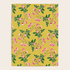 Antique Roses Floral Pattern Poster Gallery Image 4