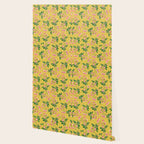 Antique Roses Floral Pattern Wallpaper Gallery Image 2