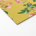 Antique Roses Floral Pattern Welcome Mat Gallery Image 2