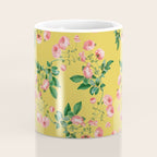 Antique Roses Floral Pattern Coffee Mug Gallery Image 4