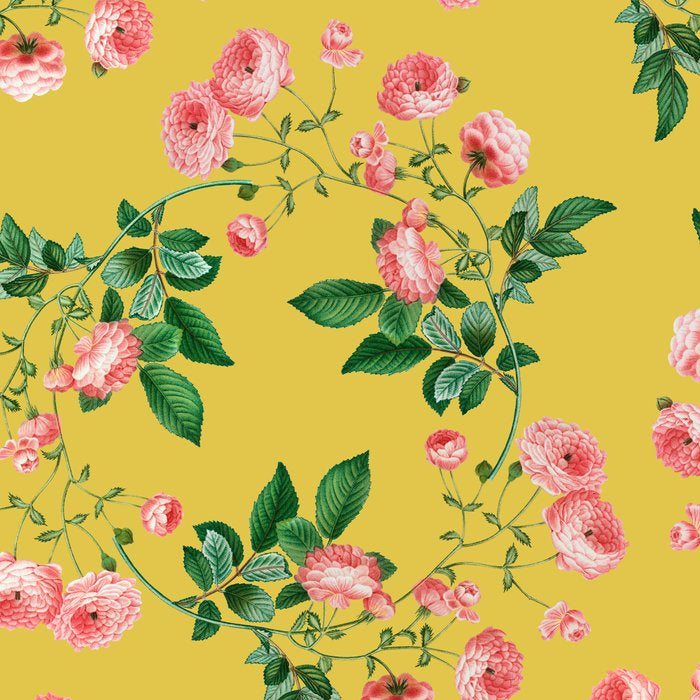 Antique Roses Floral Pattern Coffee Mug Gallery Image 2