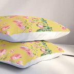 Antique Roses Floral Pattern Pillow Sham Gallery Image 3