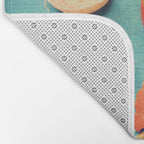 Orange Wedge Bath Mat Gallery Image 2