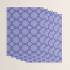 Elegant Periwinkle Purple Blue Boho Mandala Wrapping Paper Gallery Image 3