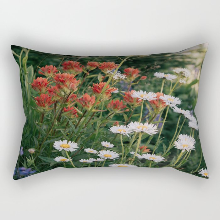 Wildflowers Rectangular Pillow Gallery Image 1