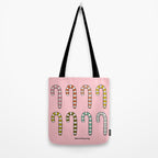 Rainbow Candy Canes Tote Bag Gallery Image 2